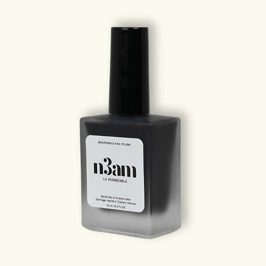 Vernis halal noir intense de la marque n3am