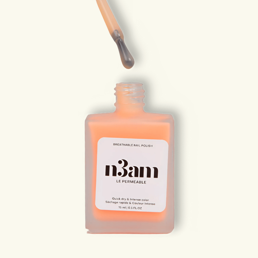 Vernis à ongles perméable et halal beige transparent de la marque n3am