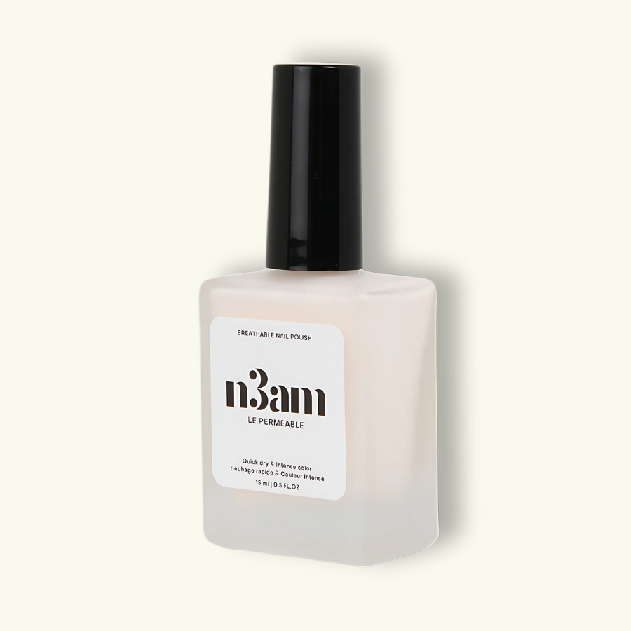 Flacon de Vernis Perméable blanc de la marque Halal n3am