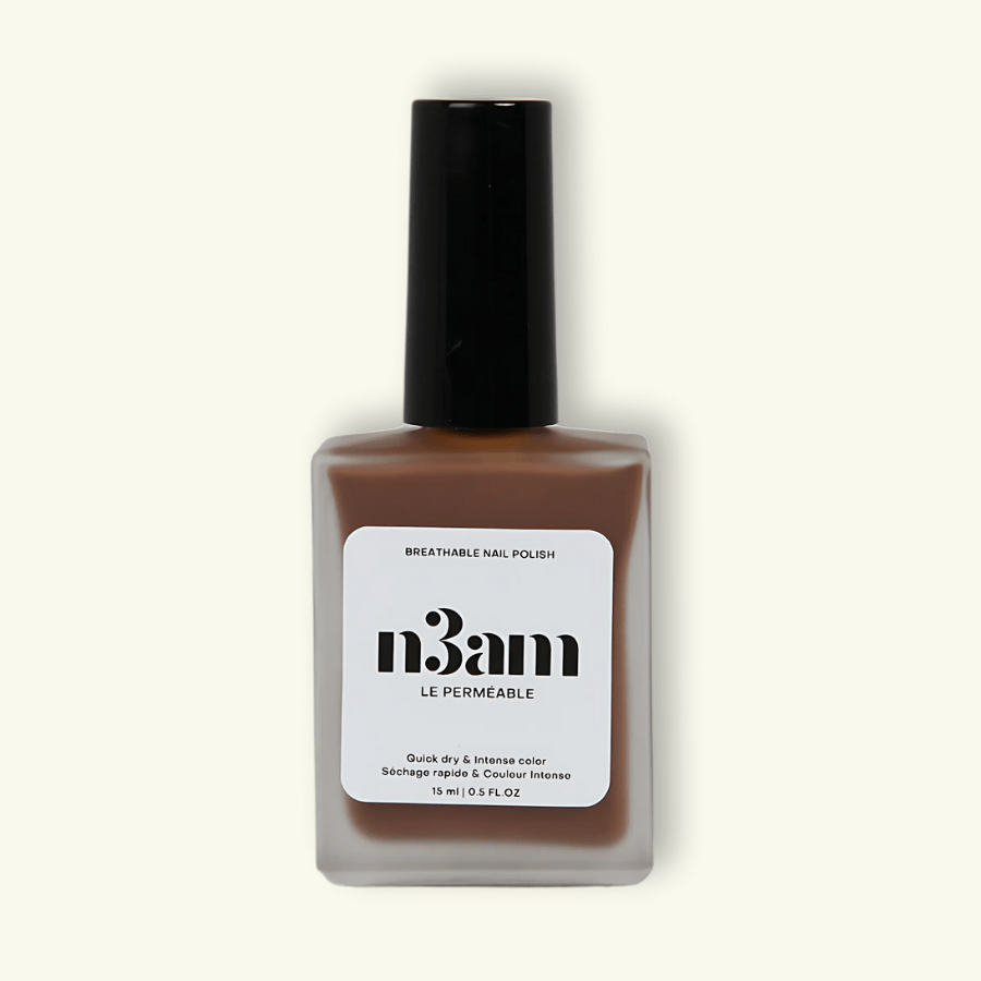 Vernis à Ongles Fashion Make Up - N°336 Chocolat Noir - 11 Ml - Fabriqué En France - Teinte Intense Et Gourmande