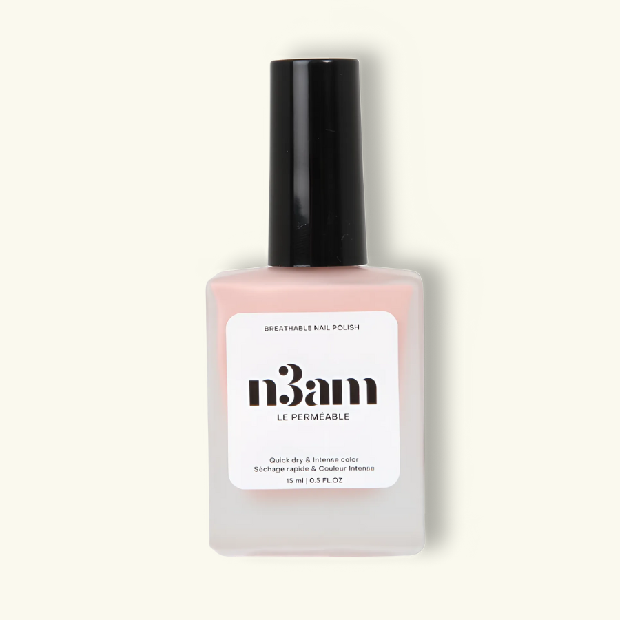 Flacon de vernis halal nude de la marque n3am