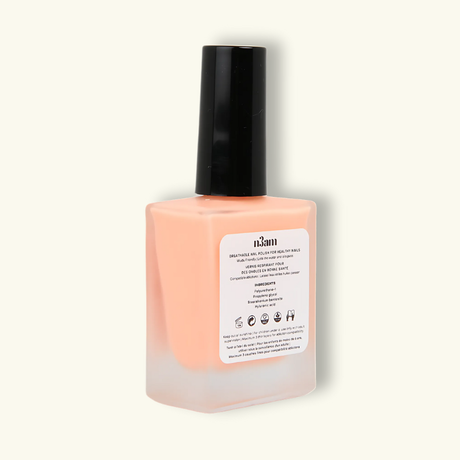Vernis à ongles halal orange doux de la marque n3am