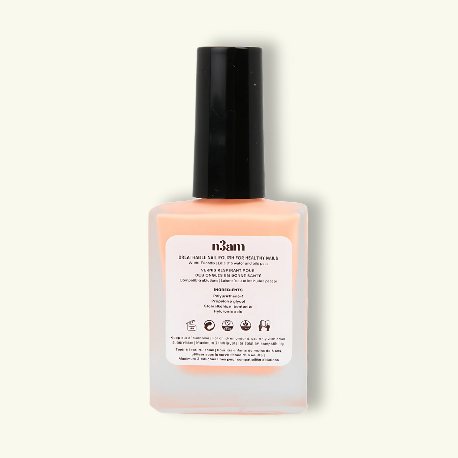 Vernis à ongles perméable orange doux de la marque n3am