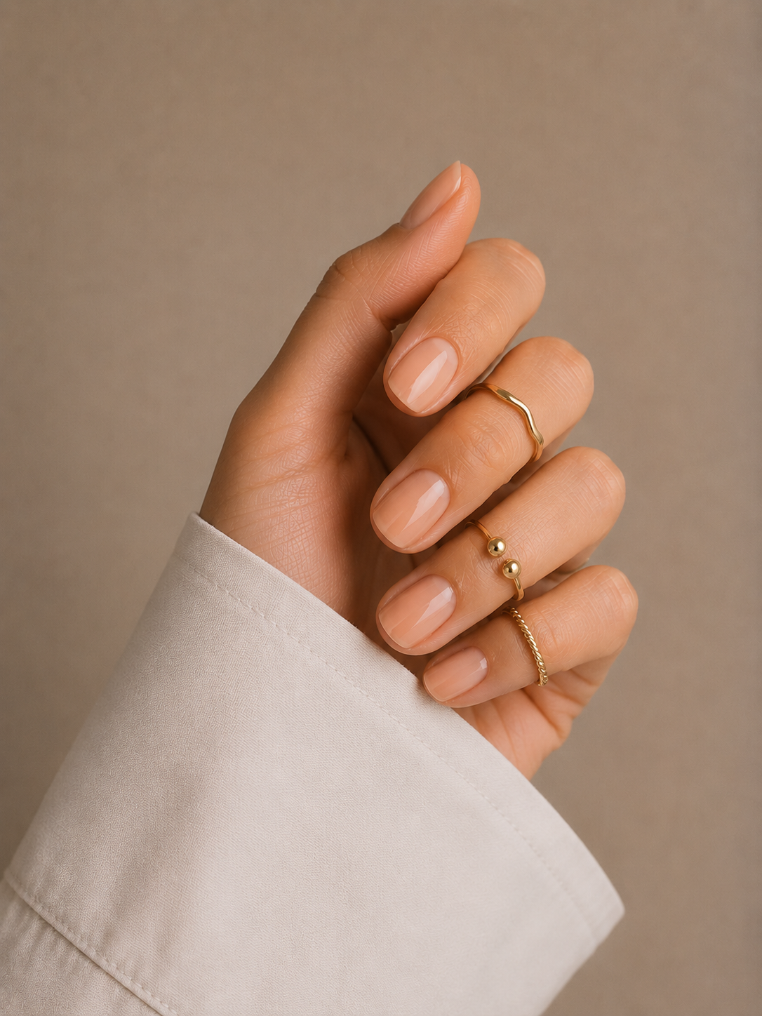 Vernis beige transparent permeable halal