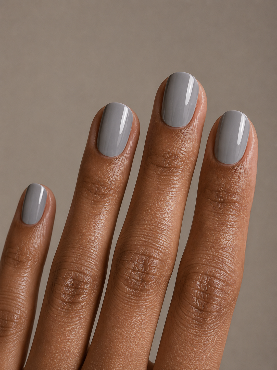 Vernis gris permeable halal