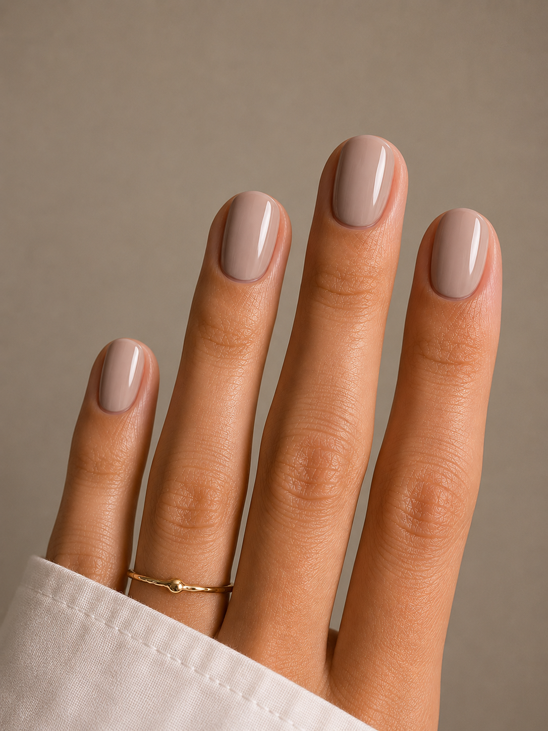 Vernis halal et perméable beige capuccino