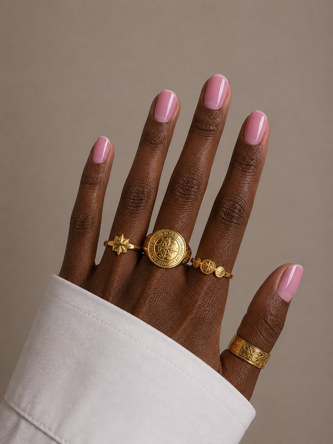 Vernis halal permeable rose transparent
